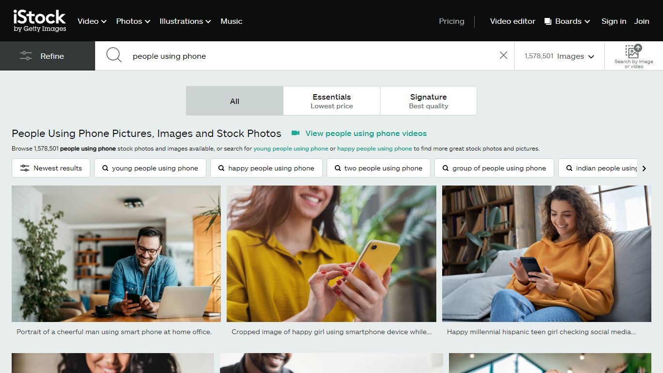 People Using Phone Pictures, Images and Stock Photos